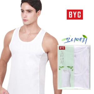 [BYC] 남성 모시메리 조끼런닝 코튼 민소매 남자런닝 1매입