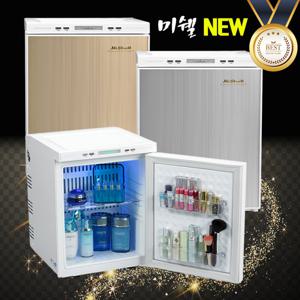 미쉘 무소음 화장품냉장고 25리터(신형메탈/펄도어) 4종특가/화장품보관 전용 미니냉장고/한국산
