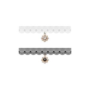 [폭스타일] 모트 초커 목걸이