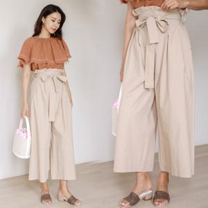 [미씨엘라] 아르더 벨트 와이드 슬랙스