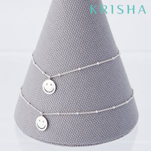 [크리샤]스마일 실버 팔찌_KSB0199