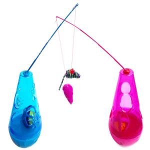 흔들흔들 오뚝이 낚시놀이 캣토이(색상랜덤)