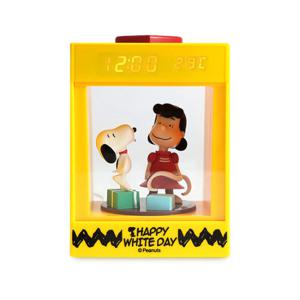 스누피와 친구들 디지털온도계+알람 탁상시계