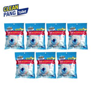 [크린팡] 화장실 욕실 청소 변기클리너 리필 브러쉬 84개(6+1팩)