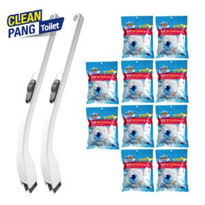 [크린팡] 화장실 욕실 청소 변기클리너 방송구성 더블세트