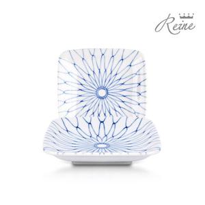 헨느 아미메 도자기 정사각종지 1P 일본 간장그릇