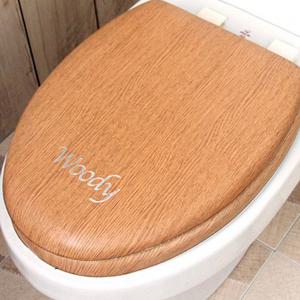 샤바스 우디 오크 변기커버 대형O형