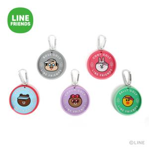 라인프렌즈 골프 캐릭터 네임택_5종 택1