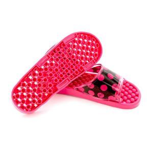 샤바스 땡땡이지압 성인욕실화(핑크) 255mm