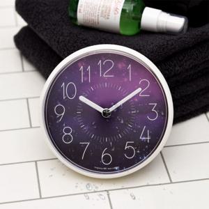 우드로하우스 욕실시계 갤럭시 디자인 방수 벽시계