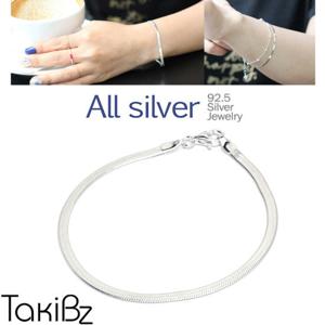 [타키비즈] 순은 스네이크체인 실버팔찌
