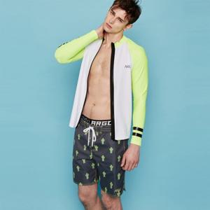 아르고 남자 래쉬가드세트 BYRON(WH+NE) 집업