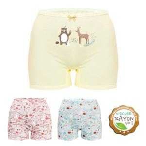 루루 레이온면 여아사각팬티 아동속옷 3종세트