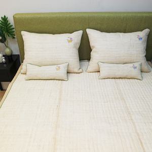 여름베게목베게 낮은베게 장미자수삼베 목베개(메밀속통포함) 1