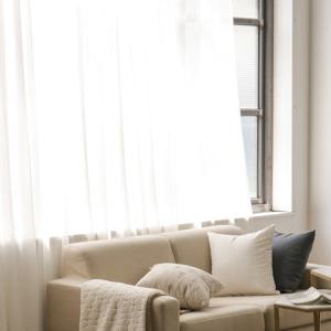 [포홈] 쉬폰슬랍 대폭커튼 270 X 230