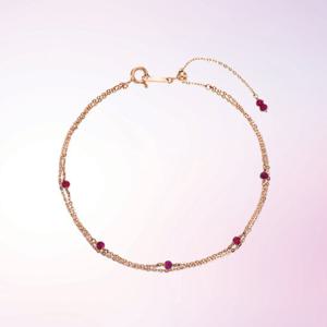 [제이골드]시그니처 루비 타임 14K 팔찌