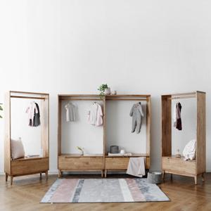 [블랙러버] A형 행거수납장 세트