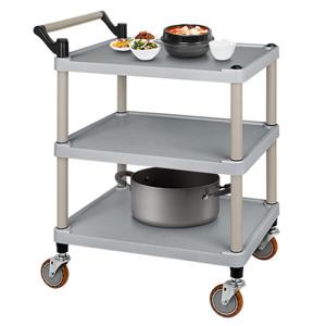 플라스틱써빙카트3단(신형) 중 업소용 서빙 웨건 이동식트레이