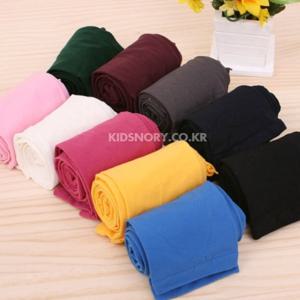 [키즈노리] 유아동 T고탄력(무발) 타이즈