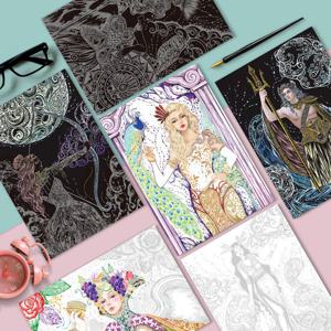 스크래치스토리뷰 컬러링북 그리스로마신화 단품