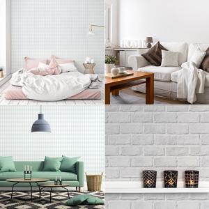 물에빠진 인테리어 실크 조각벽지 60장set 15종