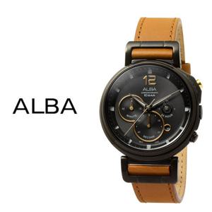 알바 남성용 가죽시계 AT3D69X1