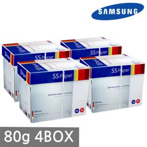 삼성 SS페이퍼 A4 복사용지(A4용지) 80g 4BOX