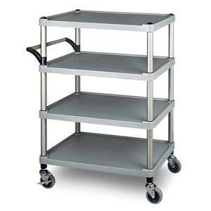 플라스틱다단중간 4단 특대 업소용 카트 서빙 식당 이동식트레이