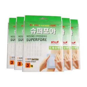 밴드골드 슈퍼포아 9cmx12cm 멸균형 밴드(3매입)/드레싱밴드