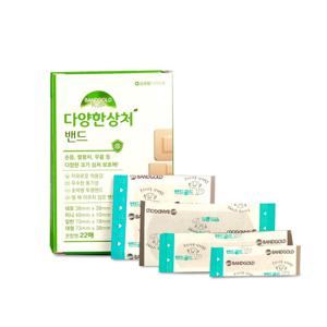 밴드골드에이 혼합형 22매입 1개 /일회용반창고/일회용밴드