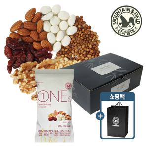 [산과들에] 하루견과 원데이오리지널 50봉 선물세트 +쇼핑백