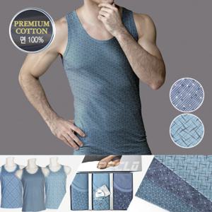 [진스타일] 남성 스페클로 순면100% 카오스런닝 3매입