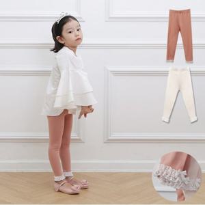 아동 샤방레이스 스판레깅스