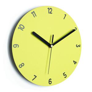 아미공 카페인테리어 예쁜벽시계 넘버아트 옐로우그린