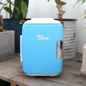 [미니짱]  고급형 4리터 미니냉온장고 화장품냉장고 차량용냉장고 / mz-04블루