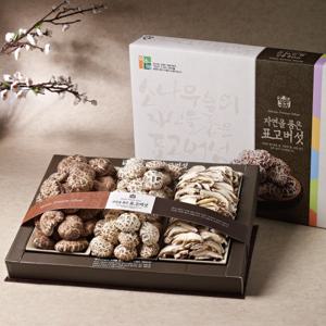 혼합버섯세트 3호 (백화고 150g + 흑화고 120g + 표고절편 80g)