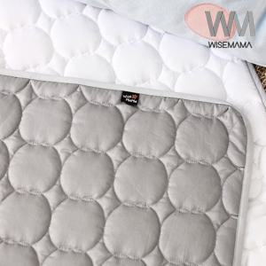 와이즈마마 순면누빔패드 대형 그레이