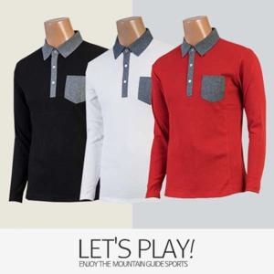 [마운틴가이드]가을 등산복/남성 카라넥 골프티셔츠 GFM-T8332