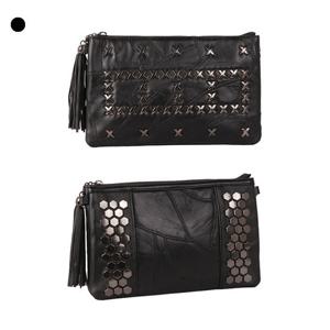 [디어백] 스터드 클러치백 파우치 (D8861 플랑)