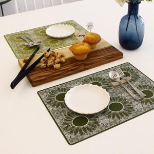 [샤이닝홈] 해바라기 실리콘 식탁매트 2P