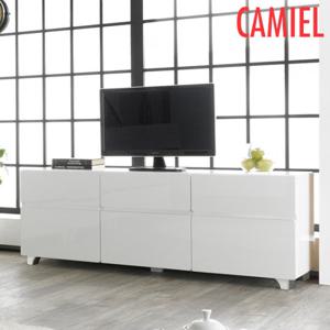 [까미엘]리엔 UV 하이그로시 1500 2단 거실장(KB_UL2007)