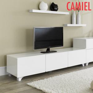 [까미엘]리엔 UV 하이그로시 1500 1단 거실장(KB_UL2006)