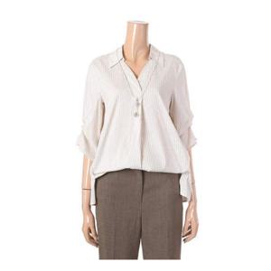 [나이스클랍] 넥포인트 블라우스 (N183MWB712)