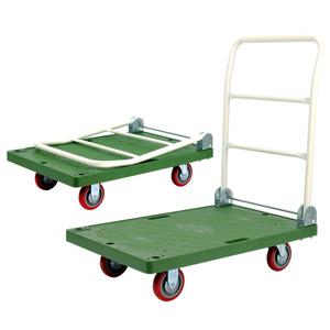 접이식 핸드 카트 녹색 대차 (일반바퀴-특대) L카 구루마 손수레