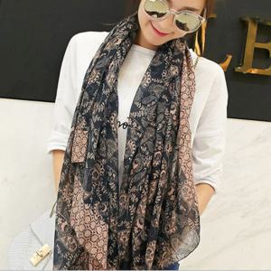 페이즐리 여성 롱 스카프 머플러 목도리 겨울 여자
