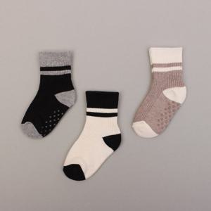[키즈노리]  새실갑종폴로 아동양말 3족세트/학생/유아/어린이