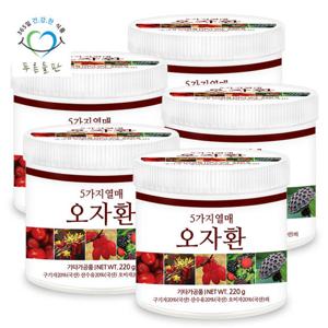 푸른들판 오자환 220gx5(통) 구기자 복분자 산수유 오미자 연자
