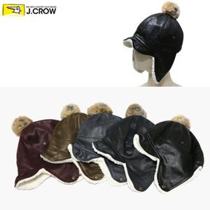 방울장식 귀달이 남녀공용 와이어 스냅 가죽캡 (JCC18F-SLC08)