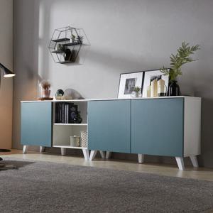 비앙스 카데트 2400 높은 거실장A 수납장