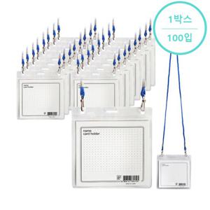 [알파] 관광명찰 소(102*90mm)(100입/박스)